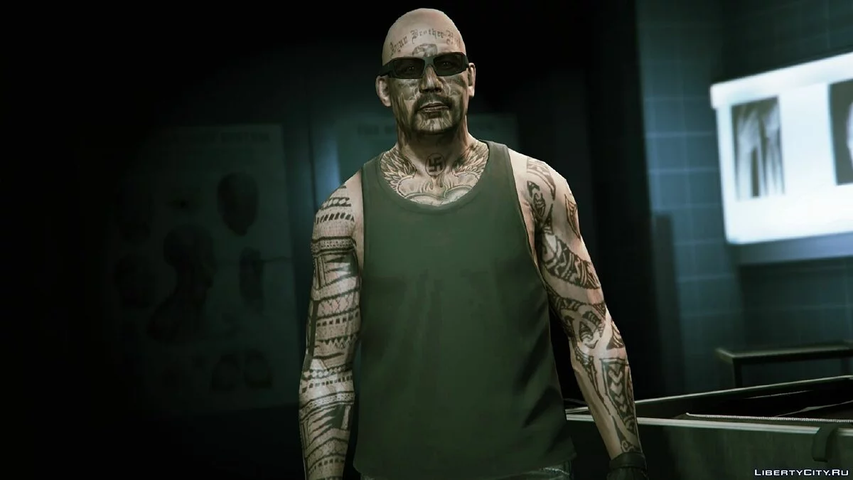 Татуировки и стрижки для Майкла / GTA 5