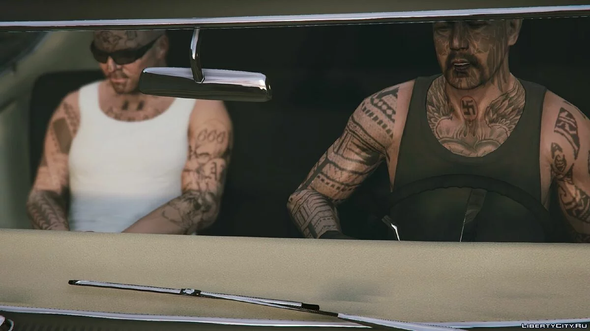 Татуировки и стрижки для Майкла / GTA 5