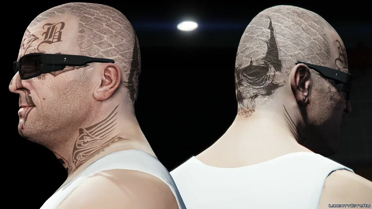 Татуировки и стрижки для Майкла / GTA 5