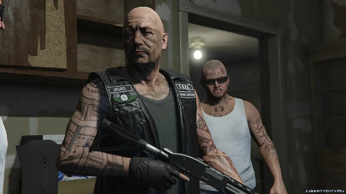 Татуировки и стрижки для Майкла / GTA 5