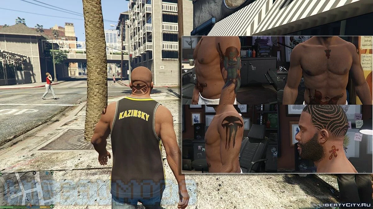 Marvel Tattoo Pack (Franklin) / GTA 5