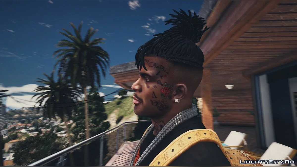 Franklin Face Tattoo Lil Uzi Vert / GTA 5