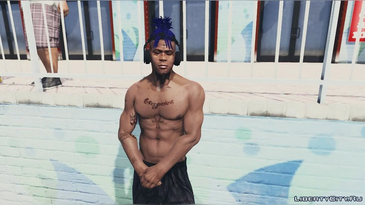 XXXTENTACION Tattoos Body For Franklin / GTA 5