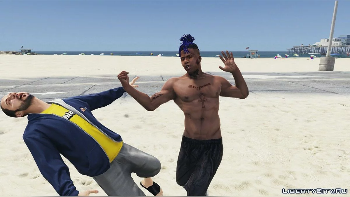 XXXTENTACION Tattoos Body For Franklin / GTA 5