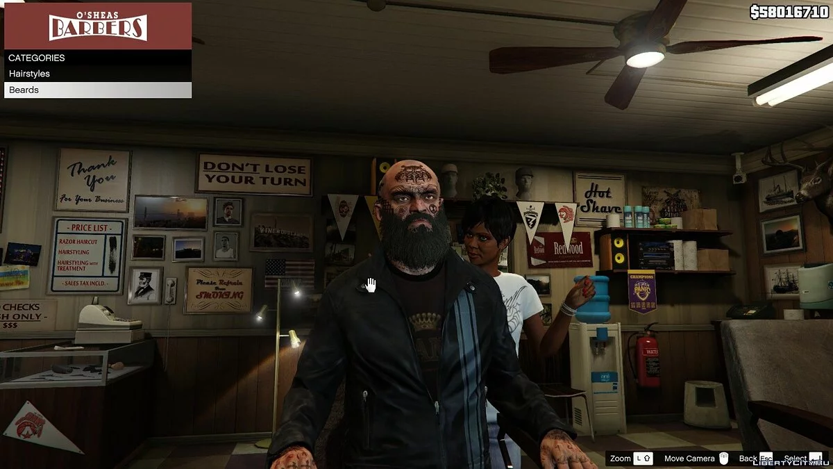 Trevor norse face tattoos 1.0 / GTA 5