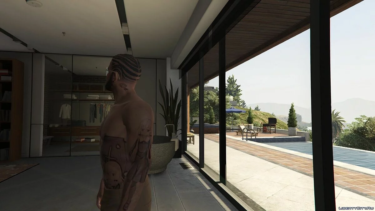 Franklin Anime tattoo pack (Tonari no Kyuuketsuki-san) 1.0 / GTA 5