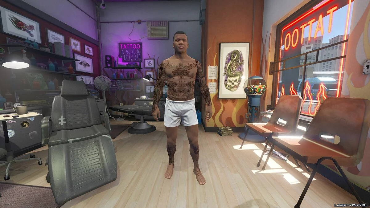 Franklin's Tattoo 2018 1.0.0 / GTA 5