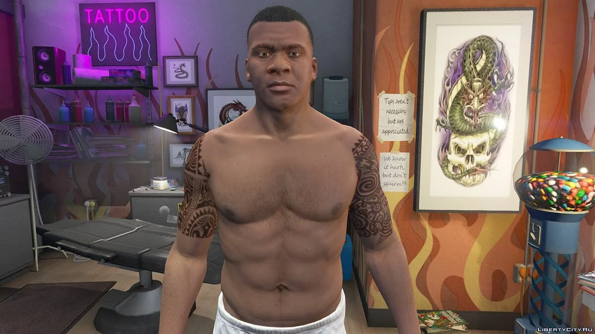 Franklin's Tattoo 2018 1.0.0 / GTA 5