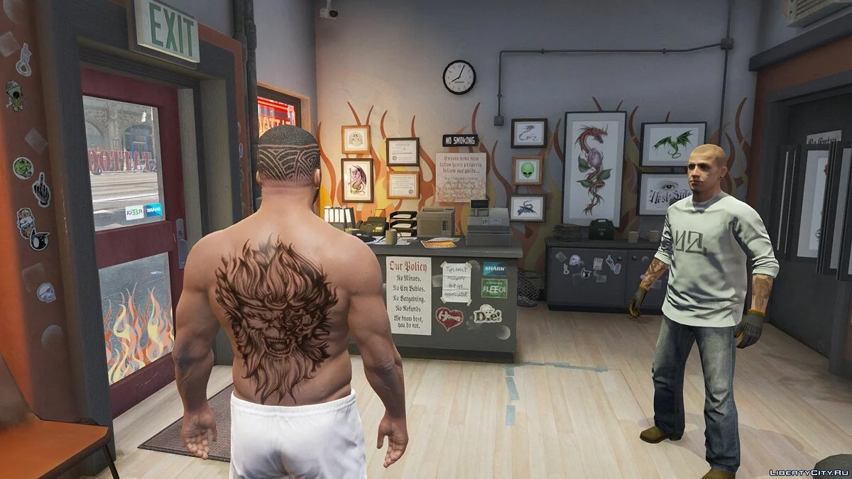 Franklin's Tattoo 2018 1.0.0 / GTA 5