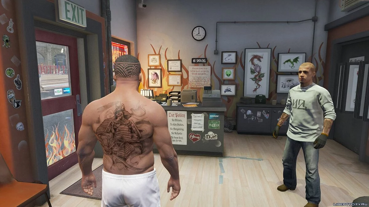 Franklin's Tattoo 2018 1.0.0 / GTA 5