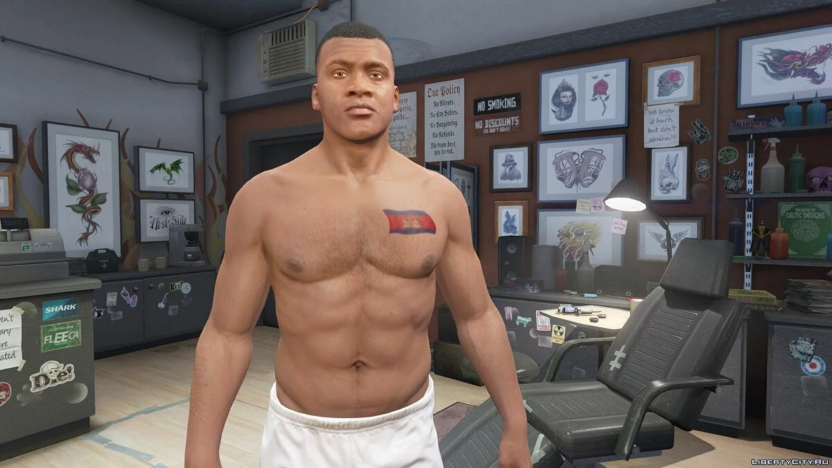 Franklin's Tattoo 2018 1.0.0 / GTA 5