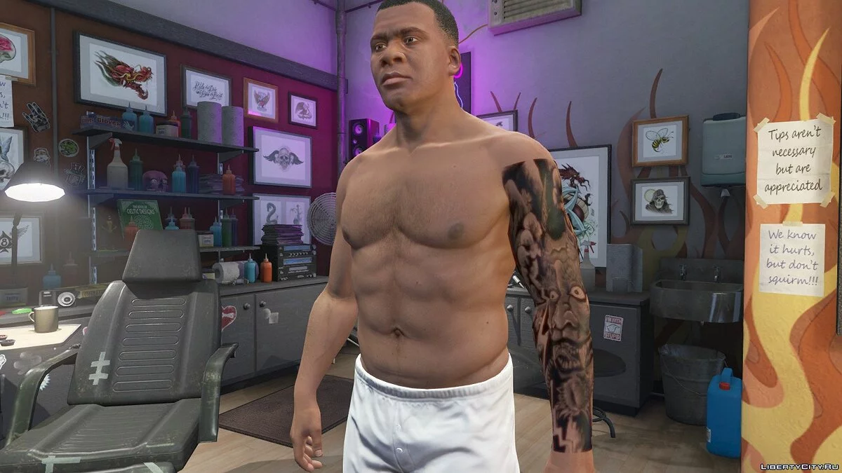 Franklin's Tattoo 2018 1.0.0 / GTA 5