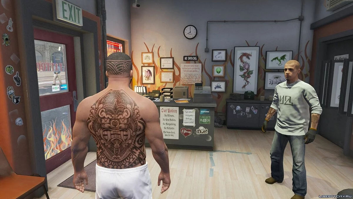 Franklin's Tattoo 2018 1.0.0 / GTA 5