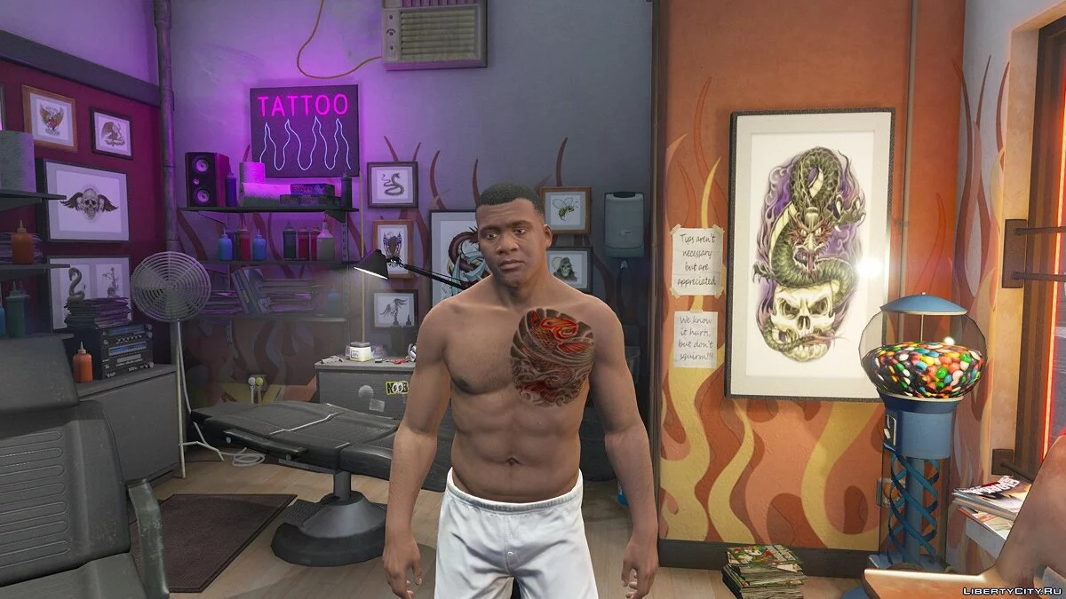Franklin's Tattoo 2018 1.0.0 / GTA 5