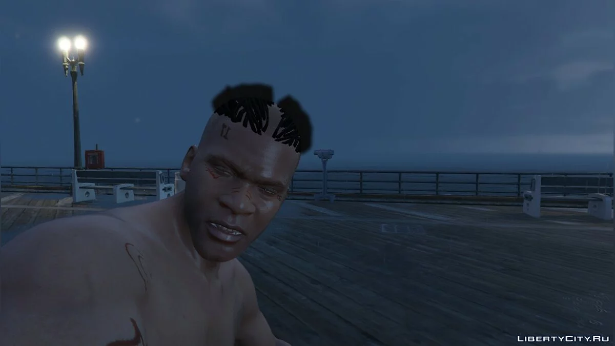 Тату XXXTentacion для Франклина 1.3 / GTA 5