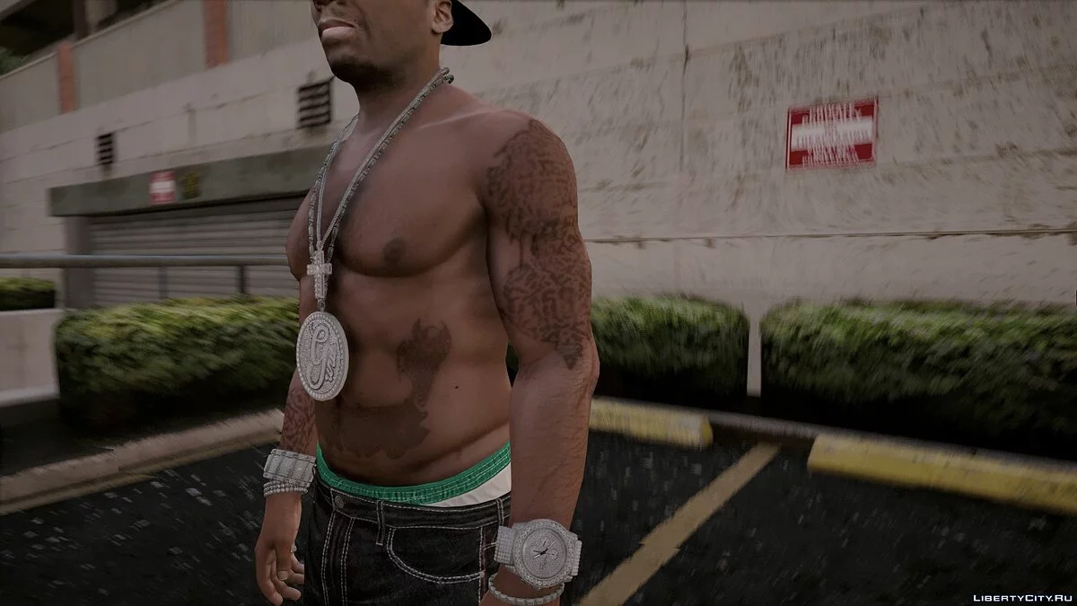 Все татуировки рэпера 50 Cent / GTA 5