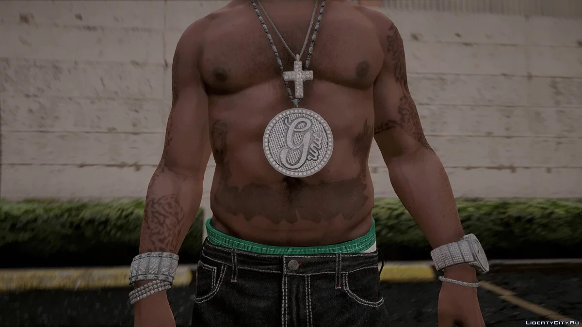 Все татуировки рэпера 50 Cent / GTA 5