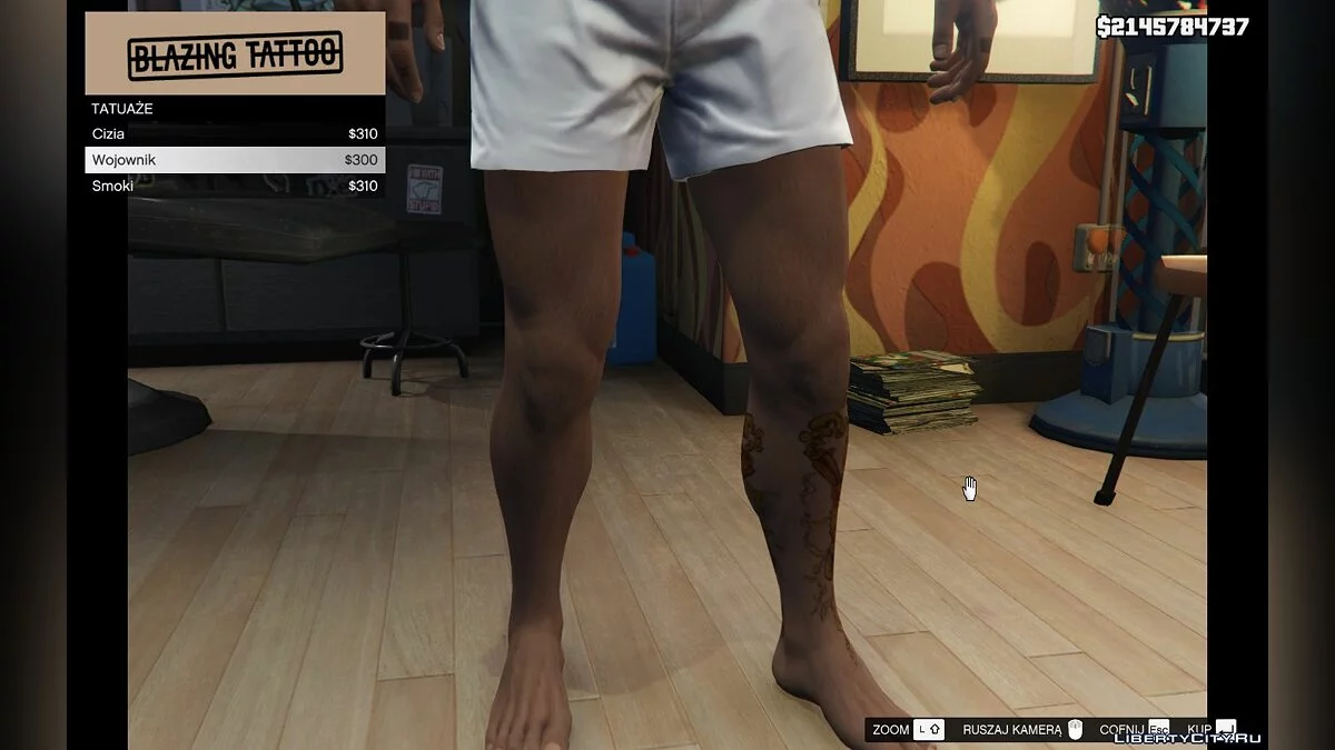 Новый пак татуировок [HD][Franklin] / GTA 5