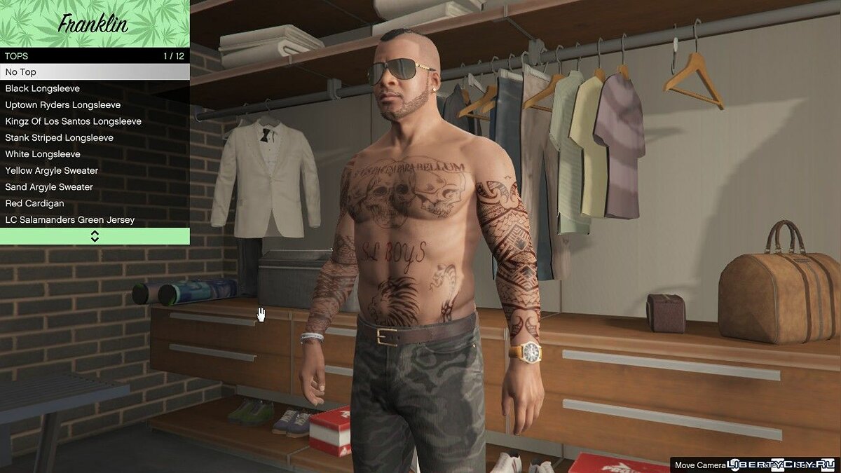 Pack Tattoo Franklin для GTA 5