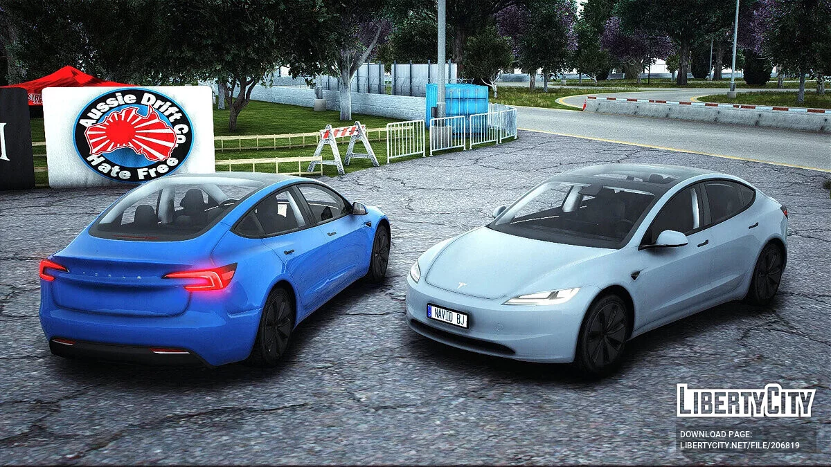 2024 Tesla Model 3 v1.2 / GTA 5