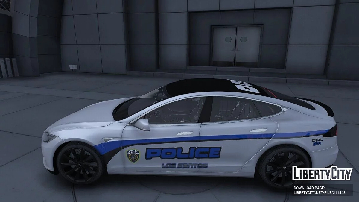 Tesla Model S Police / GTA 5
