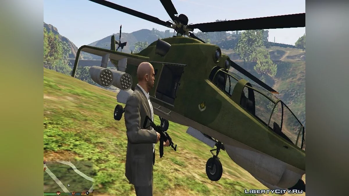 "Russian Mi-24" texture for Savage / GTA 5