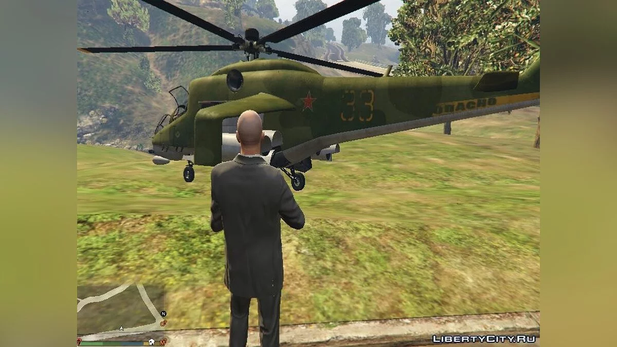 "Russian Mi-24" texture for Savage / GTA 5