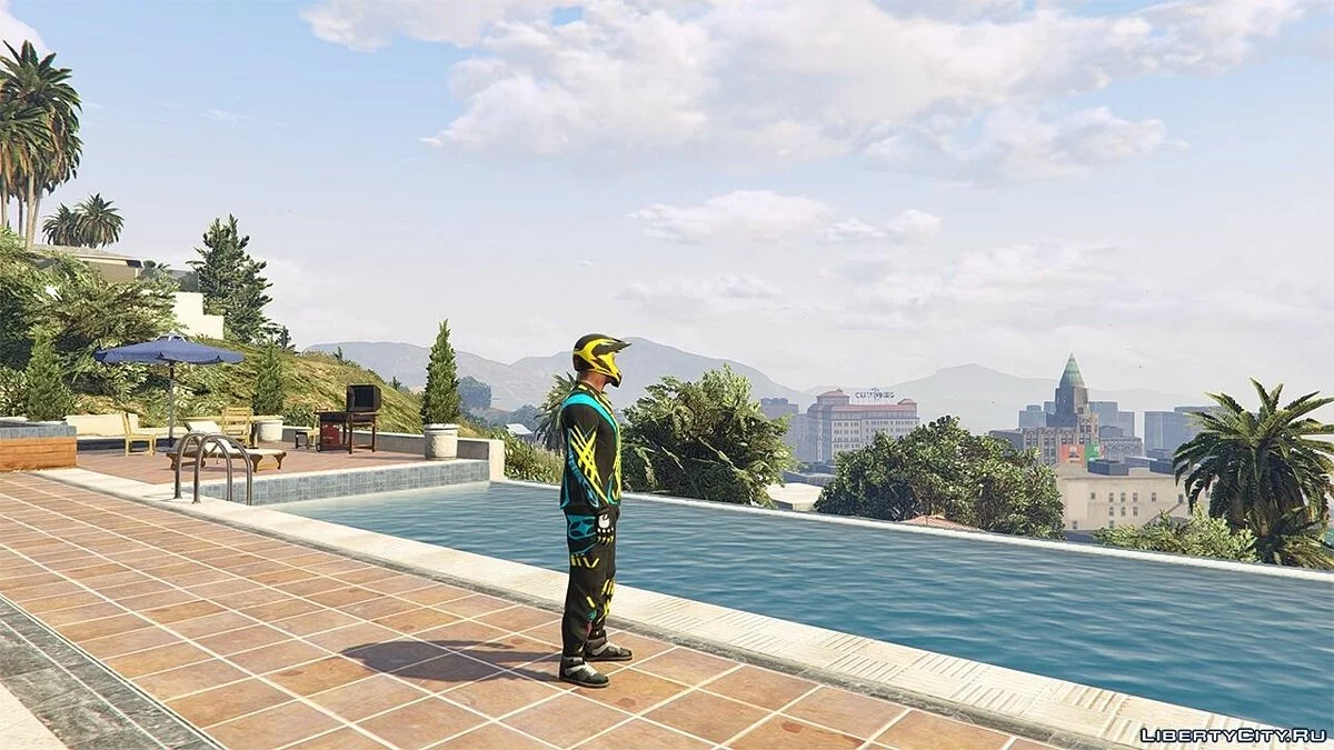 Franklin NoFear Gear + Helmet One Industries / GTA 5