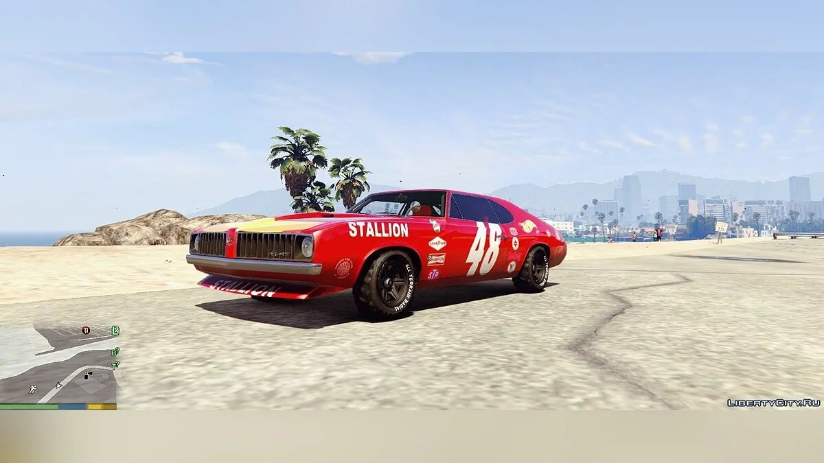 Plymouth Cuda Trans-Am livery for Stallion 4K / GTA 5