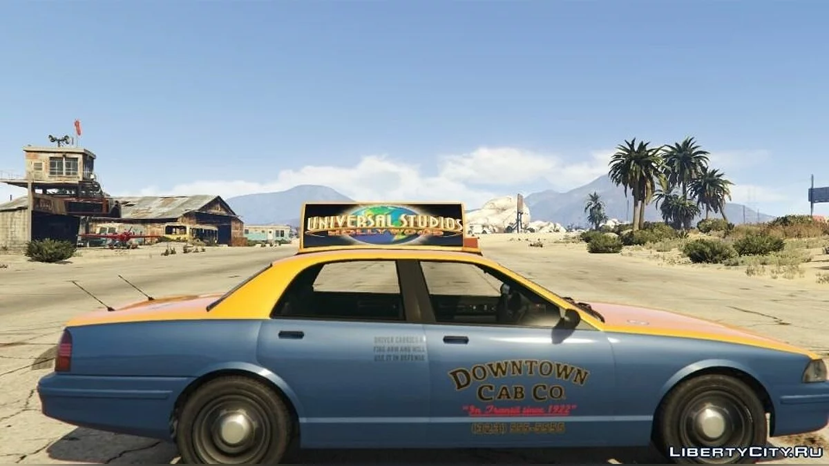 Реальная реклама на такси / Real Taxi Advertisement  / GTA 5