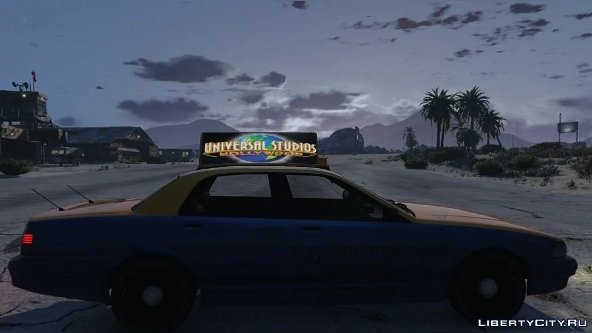 Реальная реклама на такси / Real Taxi Advertisement  / GTA 5