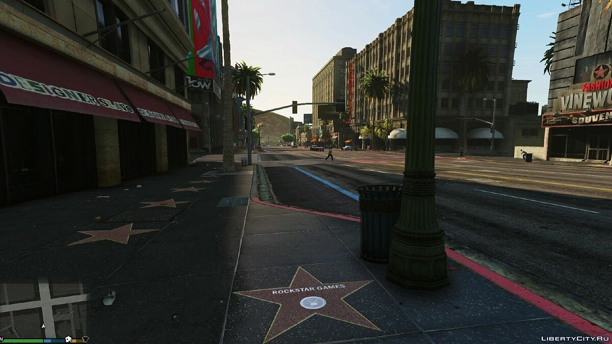 Скачать Голливудская Аллея славы / Hollywood Walk of Fame 1.0 для GTA 5