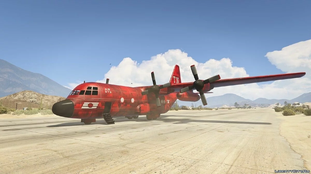 Текстура для военного самолёта Titan / GTA 5