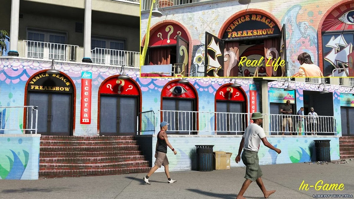 Real Life Venice Beach / GTA 5
