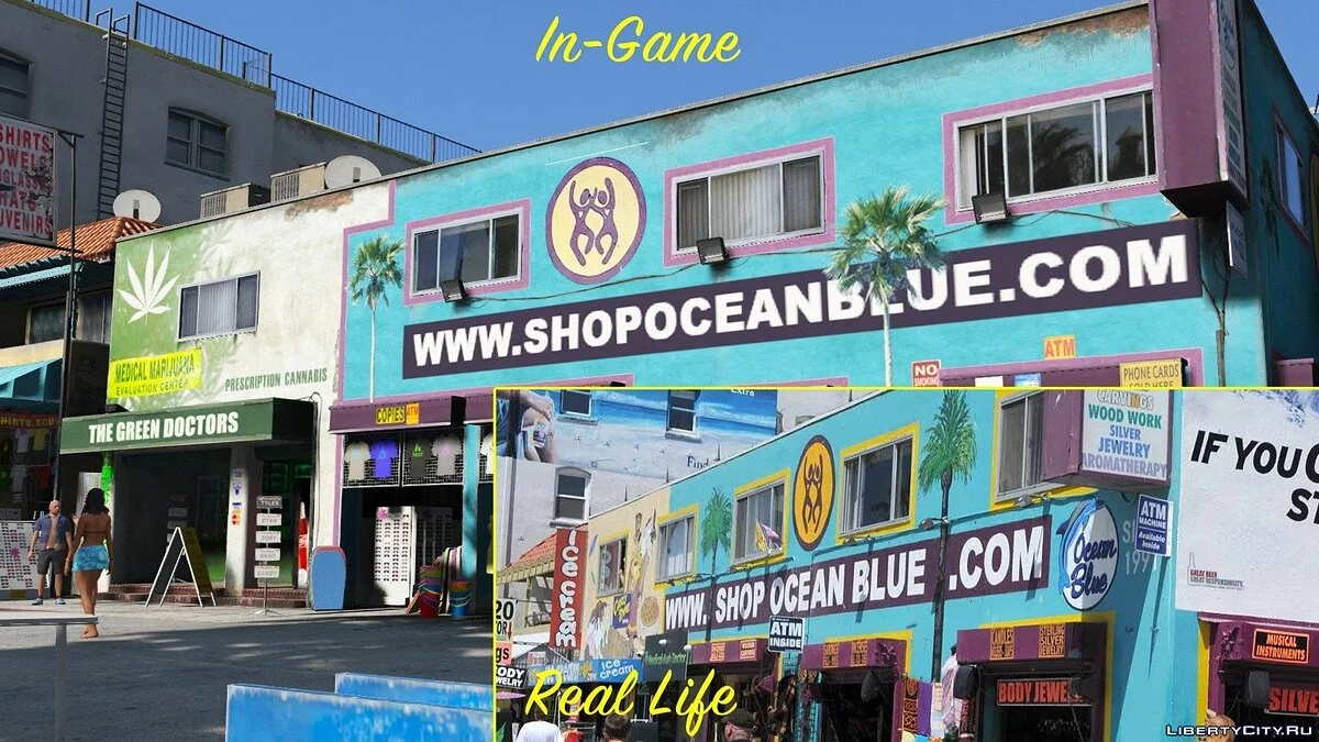 Real Life Venice Beach / GTA 5