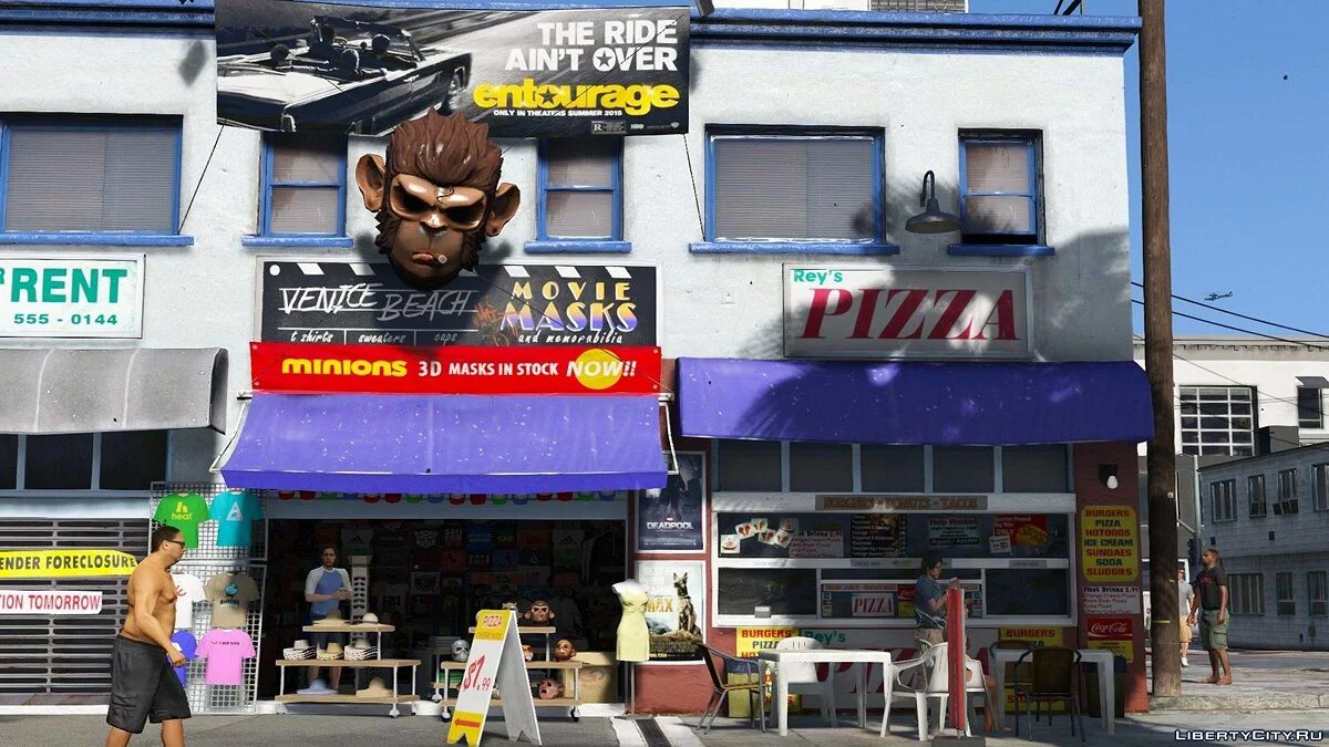 Real Life Venice Beach / GTA 5