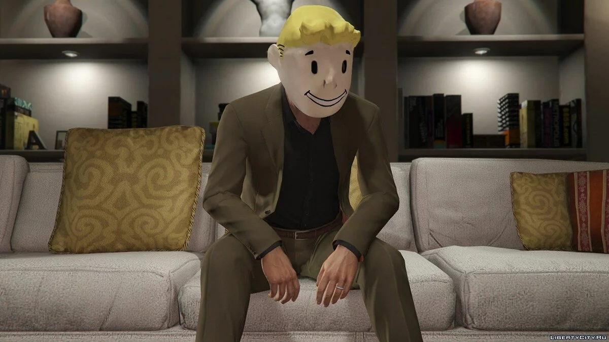 GTA V Vault Boy mask mod / GTA 5