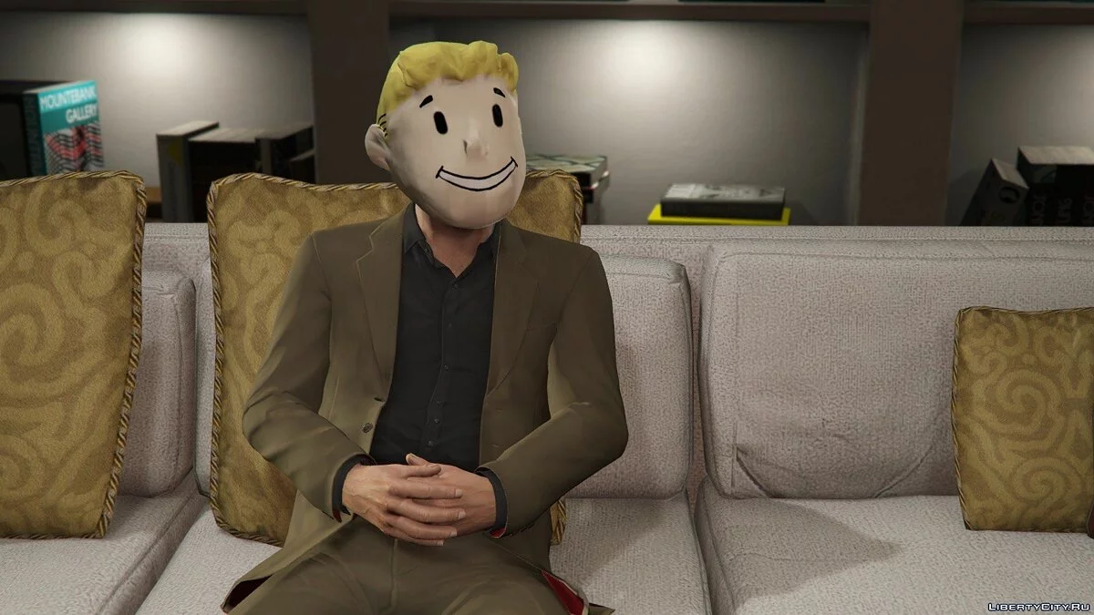 GTA V Vault Boy mask mod / GTA 5