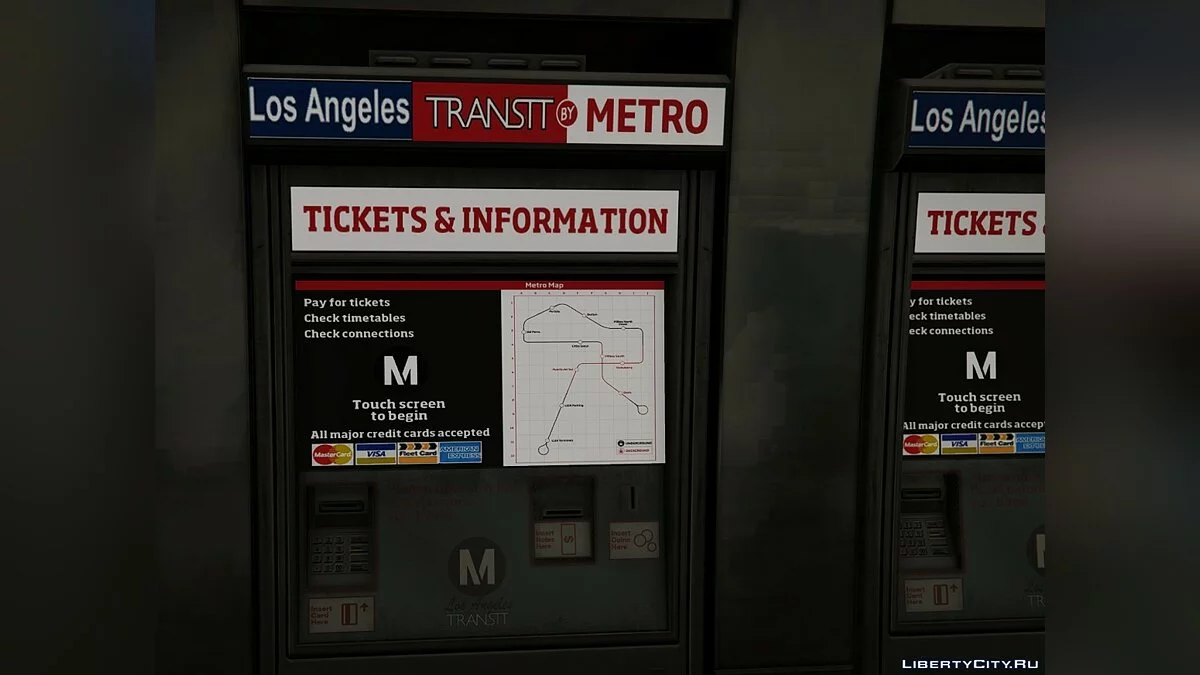 Real-Life Metro Stations 1.1 / GTA 5