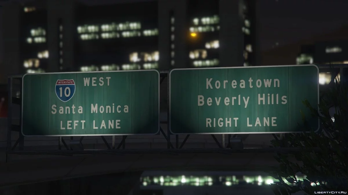 Real Freeway Signs 0.2.2 / GTA 5