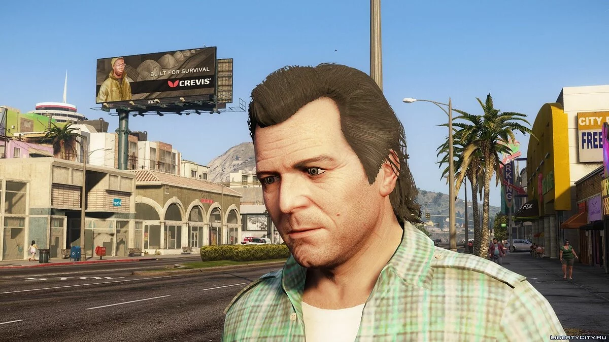 Michael is slowly getting older 0.9 / GTA 5