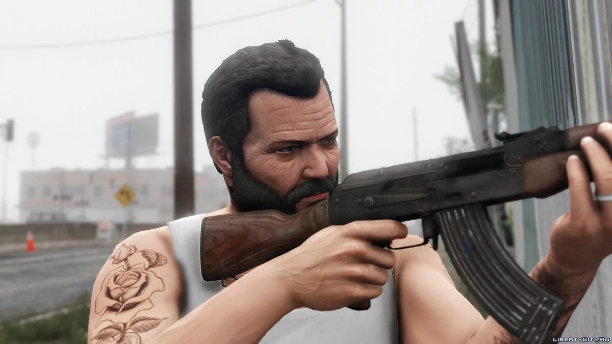 Michael is slowly getting older 0.9 / GTA 5