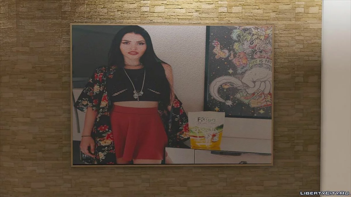 Beautiful Model Posters/Paintings/Photos for Franklin's House 1.1 / GTA 5