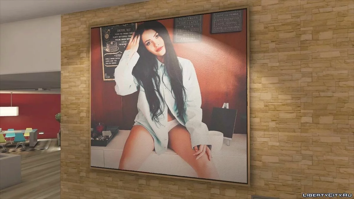 Beautiful Model Posters/Paintings/Photos for Franklin's House 1.1 / GTA 5