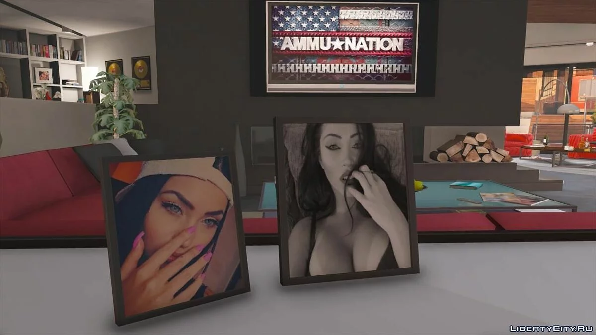 Beautiful Model Posters/Paintings/Photos for Franklin's House 1.1 / GTA 5