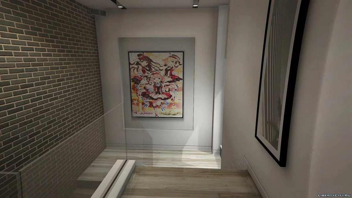 Franklin's house anime poster (Gochuumon wa Usagi desu ka) 1.0 / GTA 5