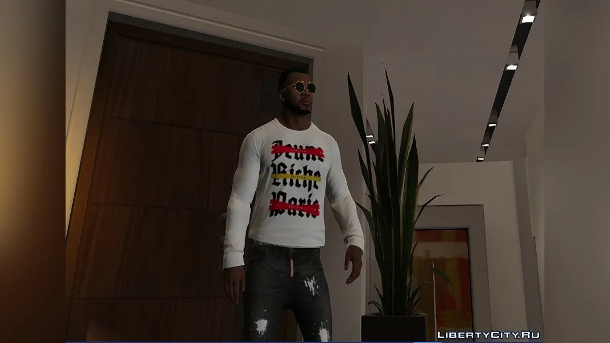 JEUNE RICHE PARIS Свитер для Франклина 1.0  / GTA 5