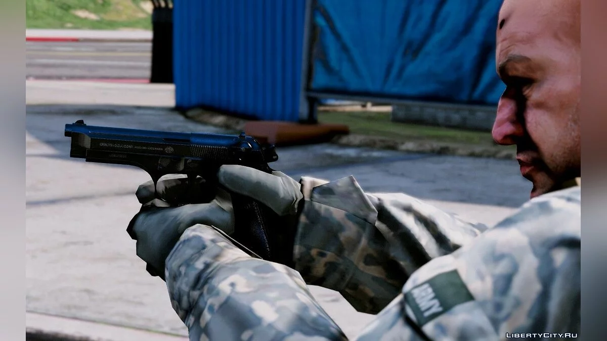 Улучшенные текстуры для Beretta 92F / GTA 5