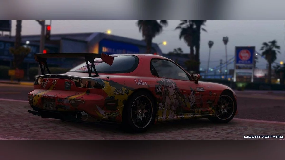 Наклейки Иштар иташа для Mazda RX7 Spirit R / GTA 5