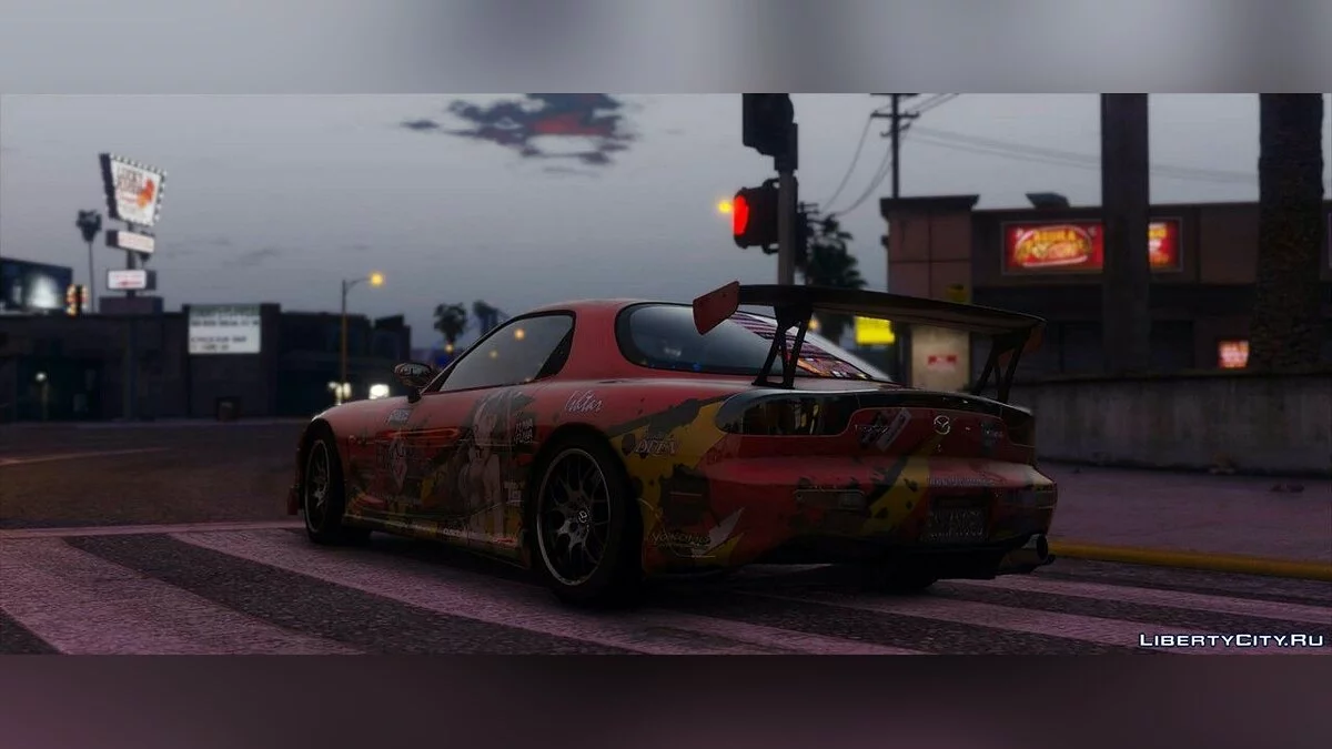 Наклейки Иштар иташа для Mazda RX7 Spirit R / GTA 5